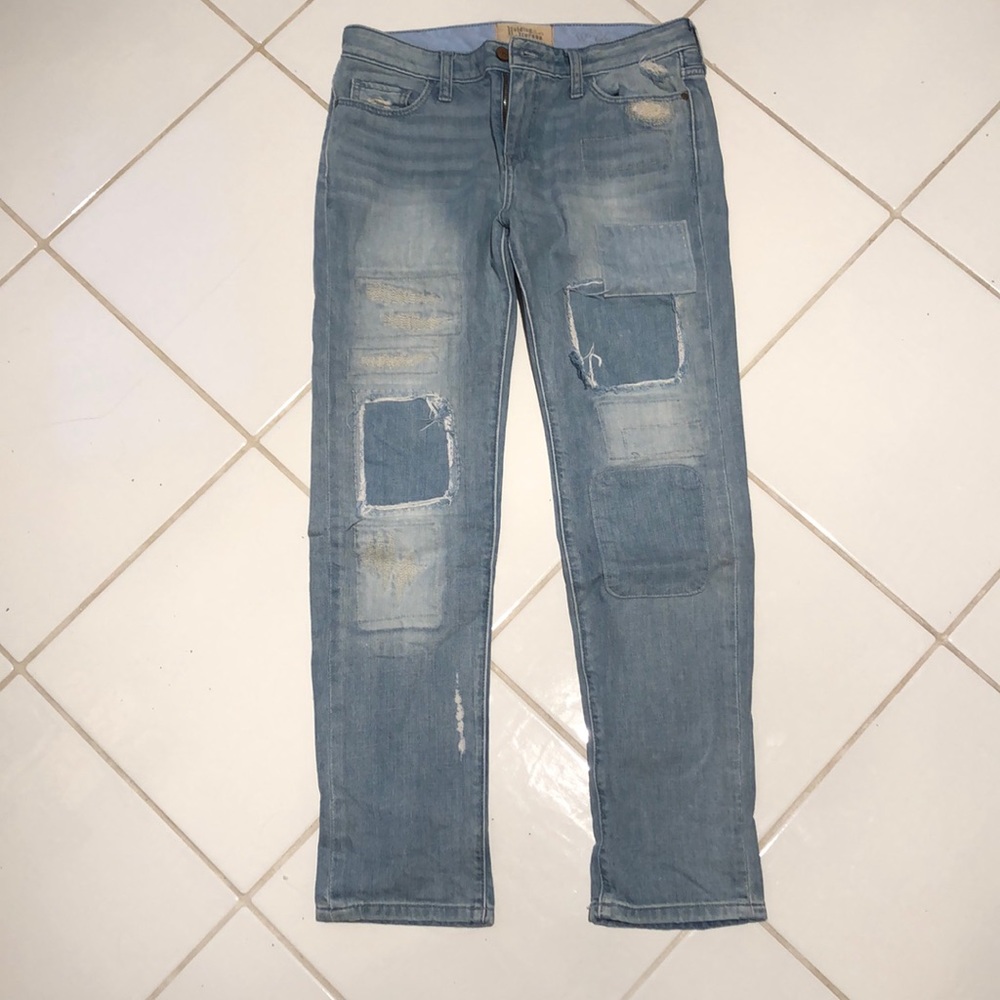 Anthropologie Holding Horses Patch Jeans